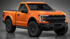 Ford F-150 Raptor Regular Cab 3D Model 3D model