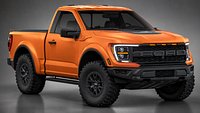 Ford F-150 Raptor Regular Cab 3D Model