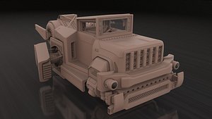 SciFi Pickup 3D model