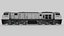 Locomotive CC 206 Low-poly 3D model