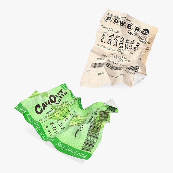 3D Crumpled Lottery Tickets Collection