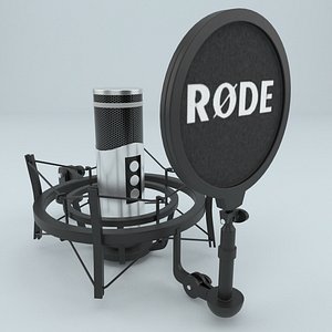 Studio Microphone Rode NT1-A Complete Vocal Recording 3D model