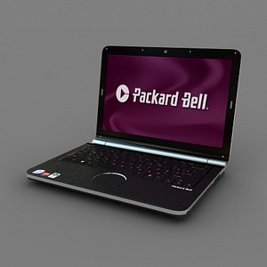 packard bell notebook 3d model