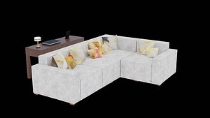 3D sofa table model