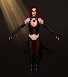 Rayne 1.0 TR design Animation Ready FBX Model