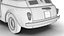 Fiat 500 N Sport 1959 HQ 3d model