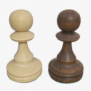 Chess Pawns 3D model