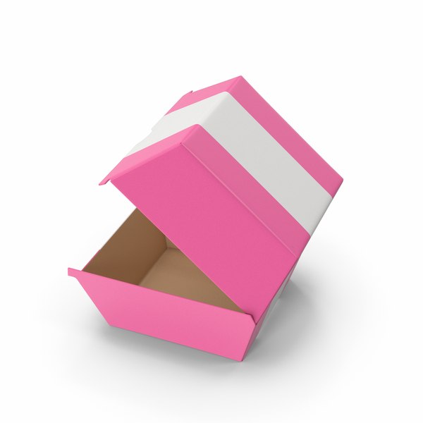 Pink Burger Box 3D model - TurboSquid 2050724