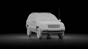 3D Jeep Grand Cherokee 1998