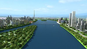 3D stunning city model