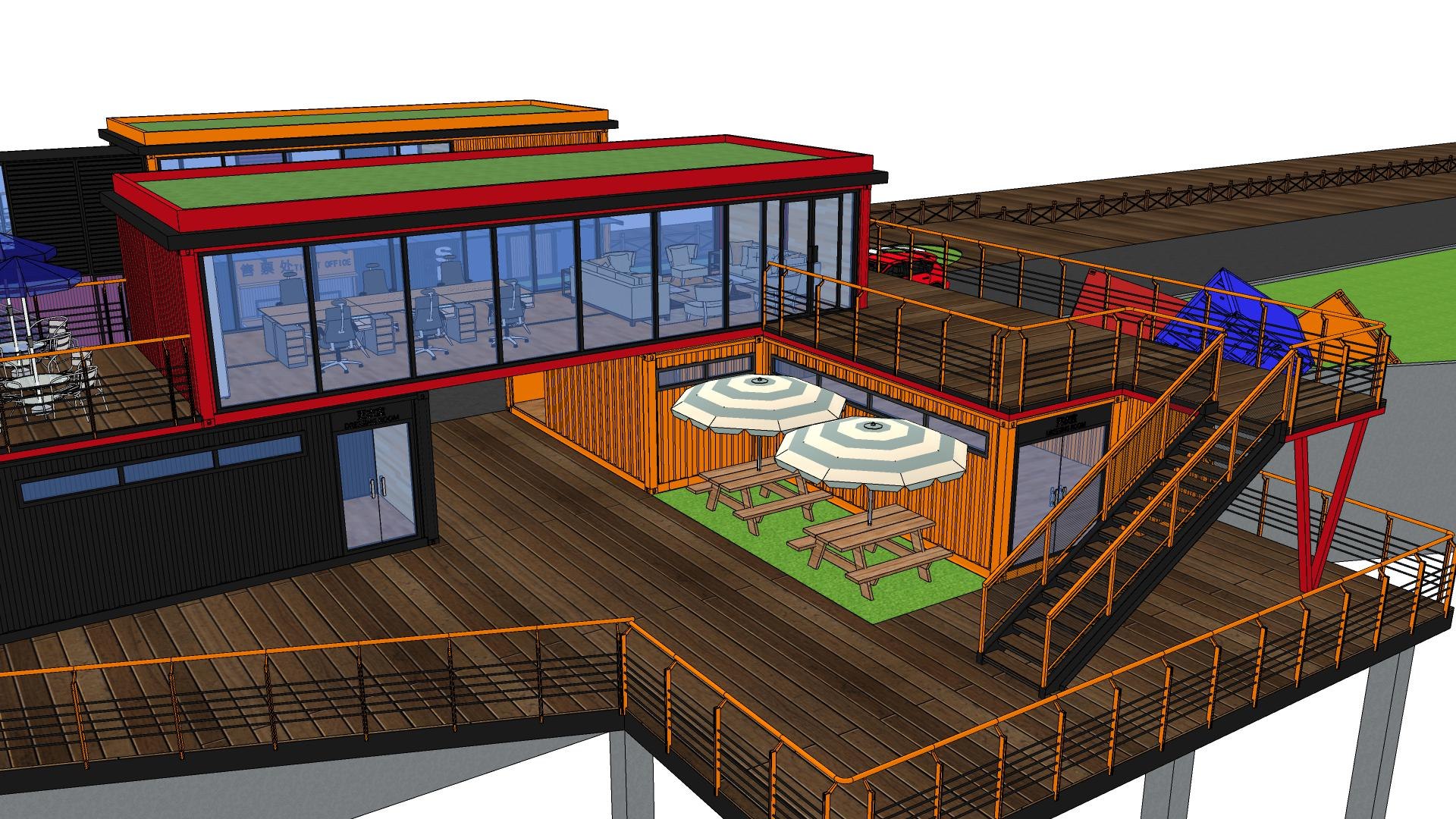 3D 3D Container Donuts Restaurant Model Model - TurboSquid 1986961