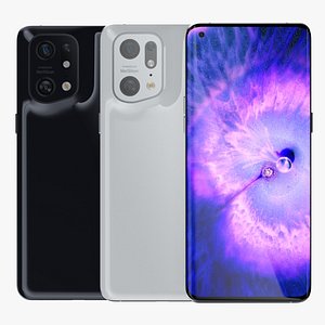 OPPO Find X5 All Colors 3D model