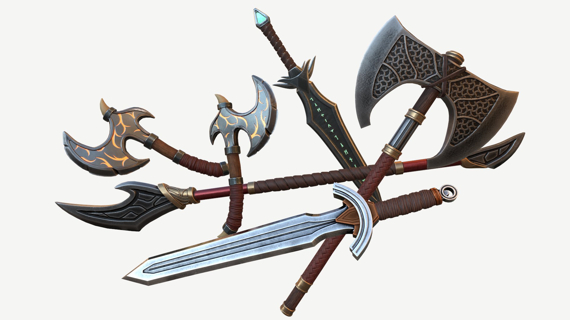 weapon pack axe sword 3D model https://p.turbosquid.com/ts-thumb/kg/CRI56m/ui/screenshot000/png/1605775831/1920x1080/fit_q87/963642eec21e29cbeecd3aff50b479d571d5f2e0/screenshot000.jpg
