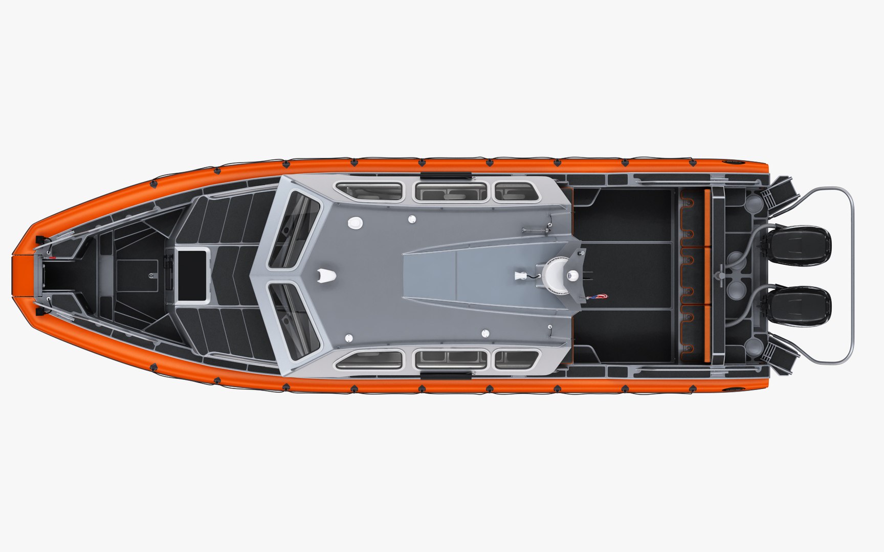 3D Research RIB inflatable Boat - TurboSquid 2068645