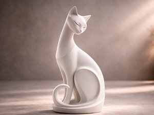 Cat Abstract - 3D Print model