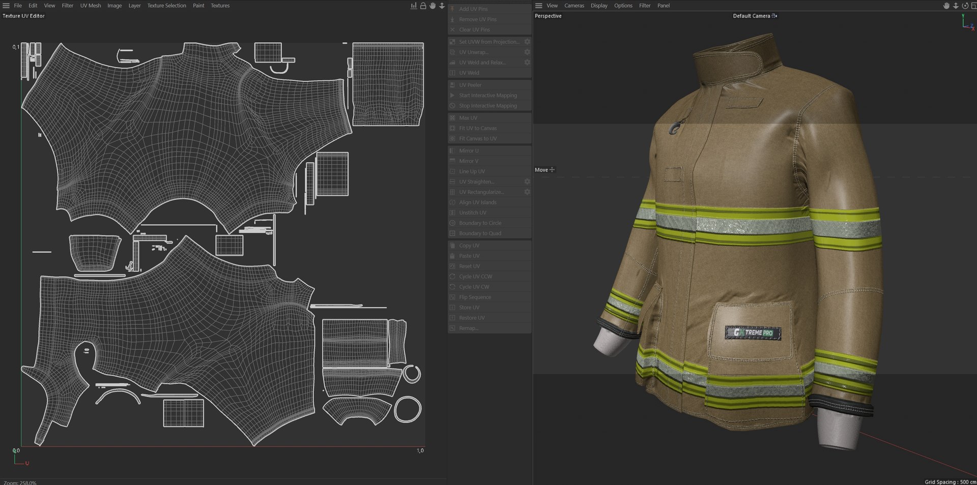 3D Fire Fighter Jacket https://p.turbosquid.com/ts-thumb/kg/LQvnHu/0f/uv/jpg/1787380876/1920x1080/fit_q87/3b5b7f5f987234472fec53587bdebf4da1067f8d/uv.jpg