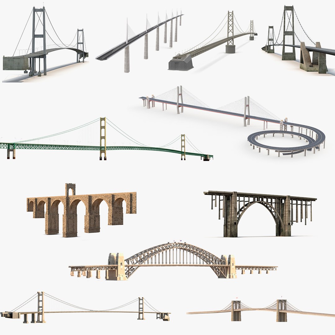 Bridges Collection 5 3D model preview
