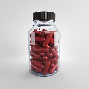 3D capsules jar corona
