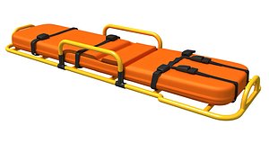 3D medical stretcher