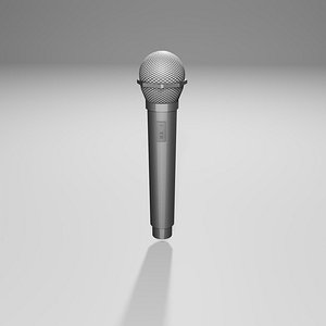 Karaoke Microphone 3D model