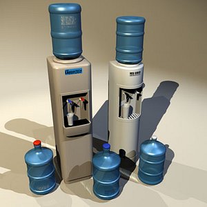 3d model water cooler 02