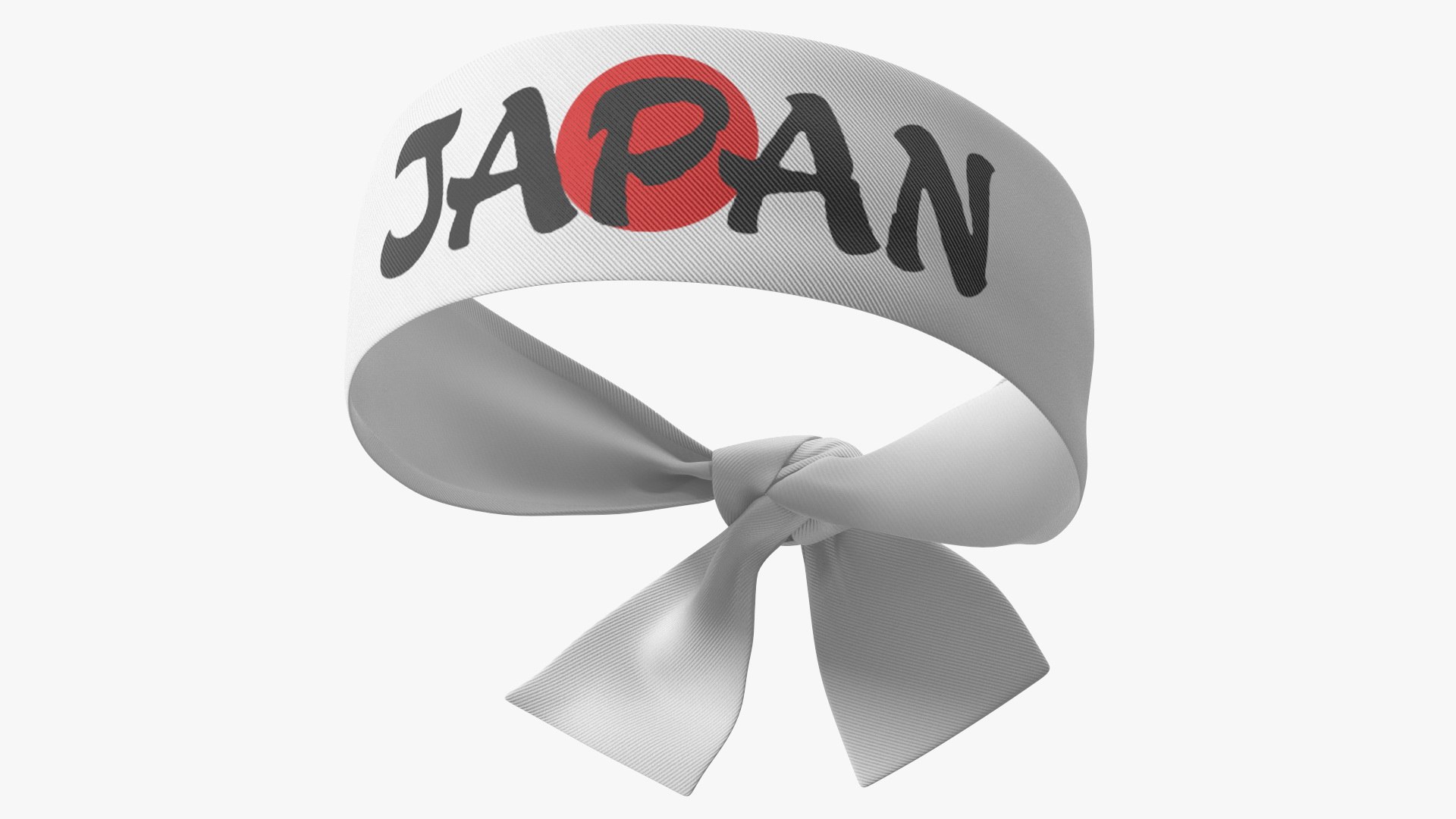 Headband White 3D model preview