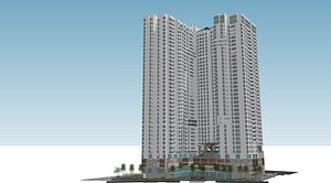Highrise building 3D model