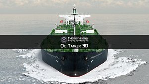 Oil Tanker Ship 3D