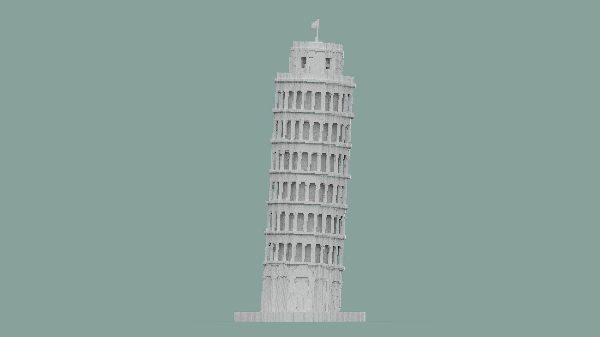 3D Voxel Pisa Tower https://p.turbosquid.com/ts-thumb/kg/bfmnqx/Hf/snap20220307141252/jpg/1646663091/1920x1080/fit_q87/4e90be3684a8756638d0b81a2beb9f444b863855/snap20220307141252.jpg