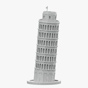 3D Voxel Pisa Tower