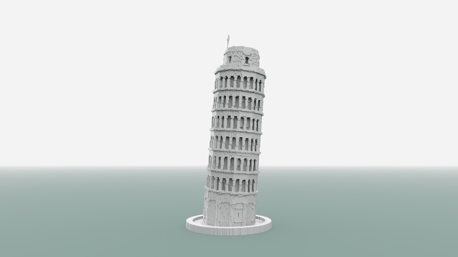 3D Voxel Pisa Tower https://p.turbosquid.com/ts-thumb/kg/bfmnqx/hz/snap20220307141153/jpg/1646663001/1920x1080/fit_q87/3e5f8c5e71792b97053dc0a833772b51370ac13b/snap20220307141153.jpg