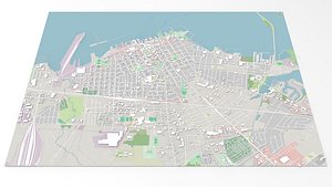 Cityscape Sandusky Ohio USA