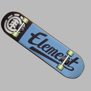 3d skateboard skates model