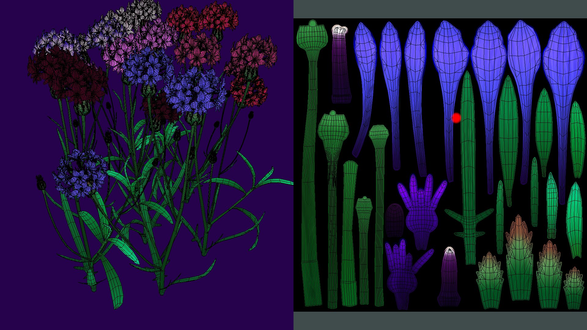 3D Flower Centaurea - TurboSquid 1412925