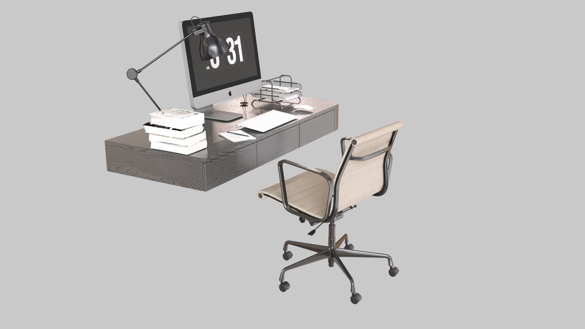 3D Table Work Model 02 3D - TurboSquid 2294794