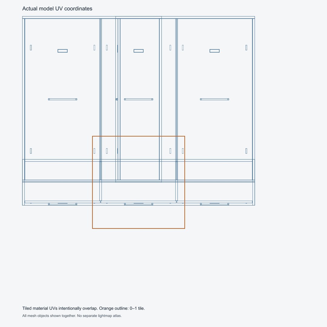 Painted Steel Locker Bank - 3 Doors - 2520 x 500 x 1800 mm 3D model https://p.turbosquid.com/ts-thumb/kg/q79FYA/XN/09_uv_layout/jpg/1788951161/1920x1080/fit_q87/d260615ad10cf4e373e282012022cc2c9e951507/09_uv_layout.jpg