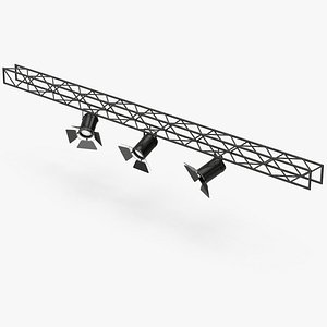 3D Hanging Studio Spotlights