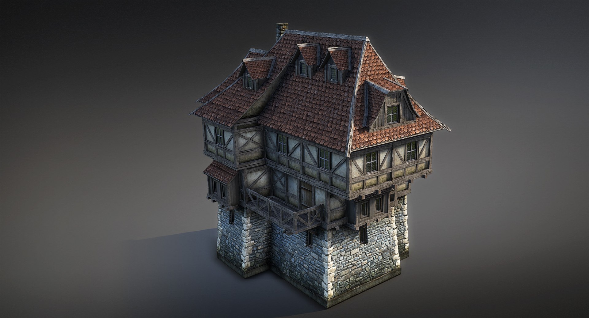 Medieval Fantasy House 3D Model - TurboSquid 1230538