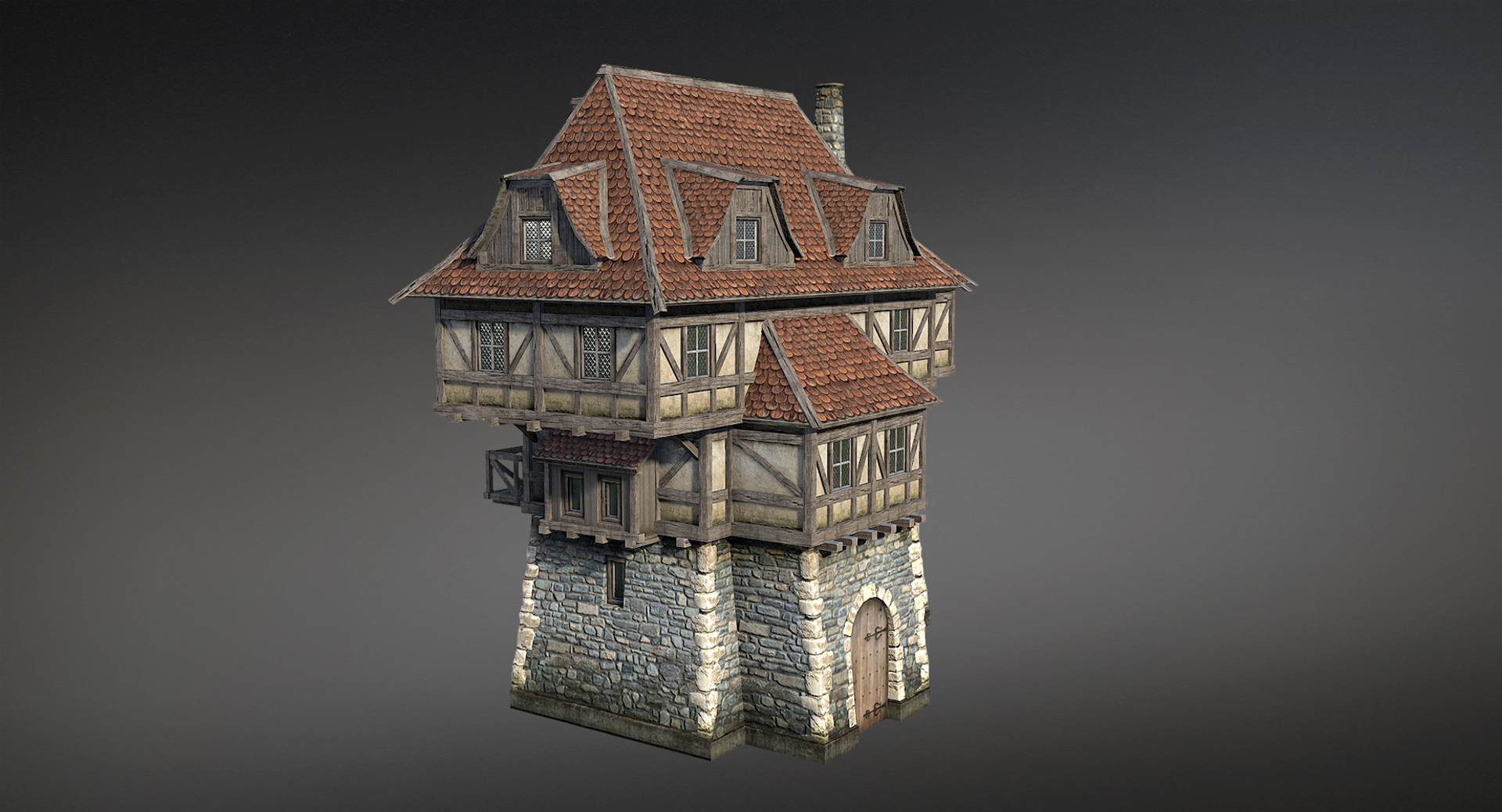 Medieval Fantasy House 3D Model - TurboSquid 1230538