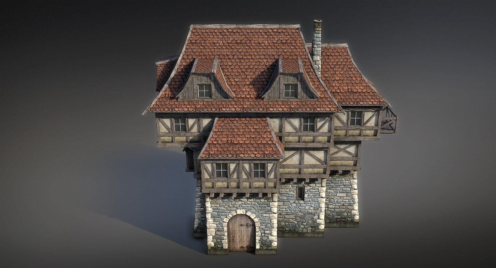 Medieval Fantasy House 3D Model - TurboSquid 1230538