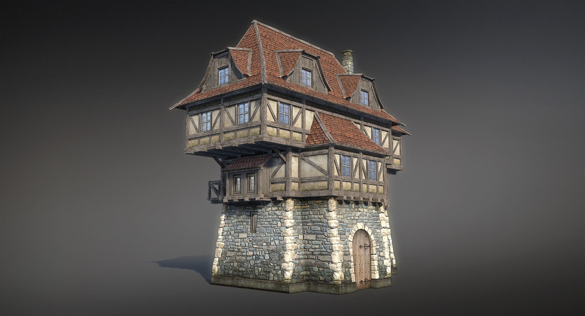 Medieval Fantasy House 3D Model - TurboSquid 1230538