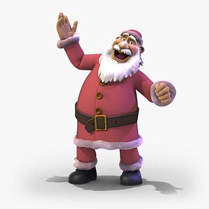 3d santa claus model