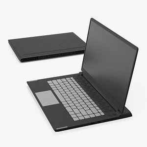 High-Performance Gaming Laptop 3D