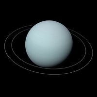 Volumetric Neptune Gas Giant with Ring System For Blender