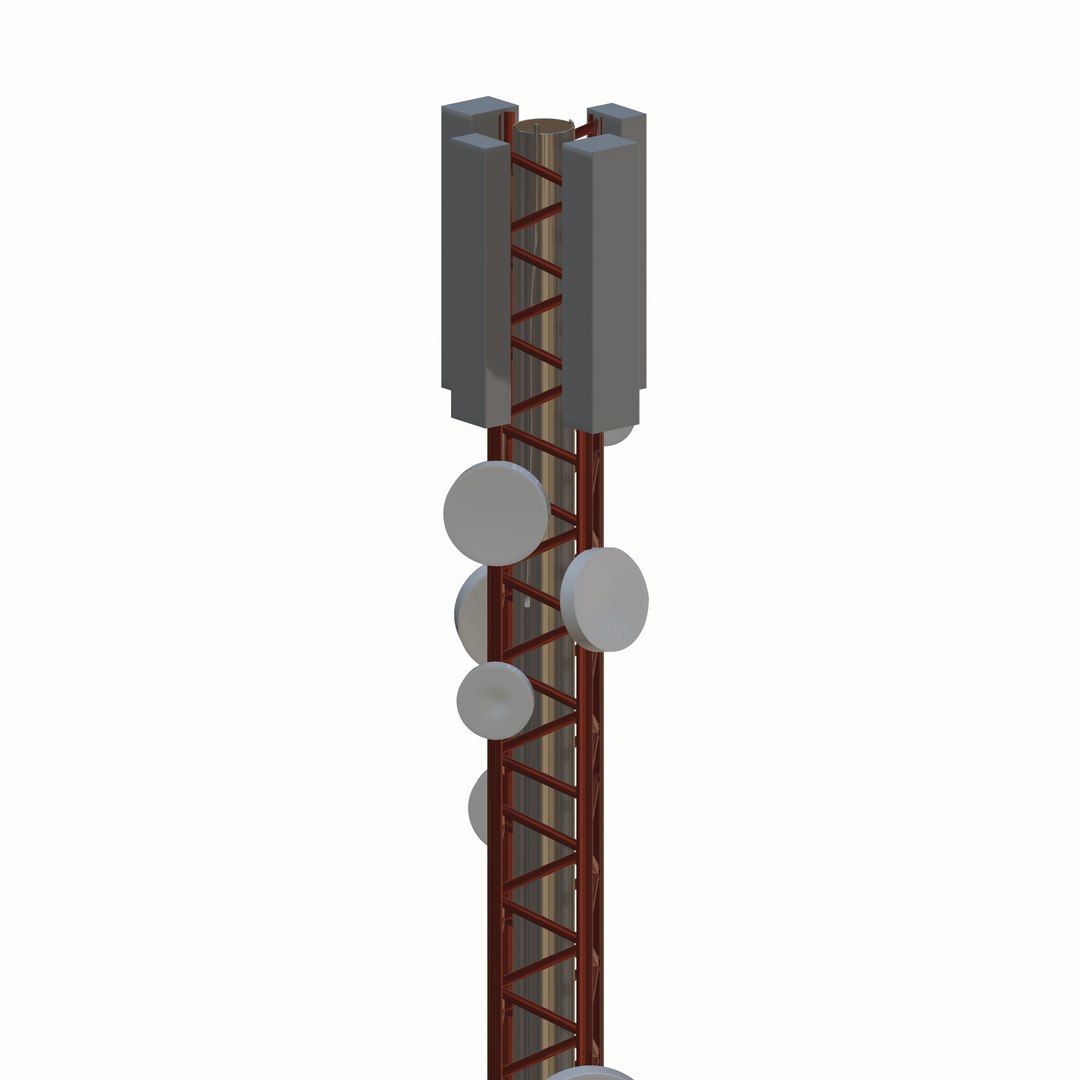 3D Cell Phone Signal Tower Model - TurboSquid 2228298