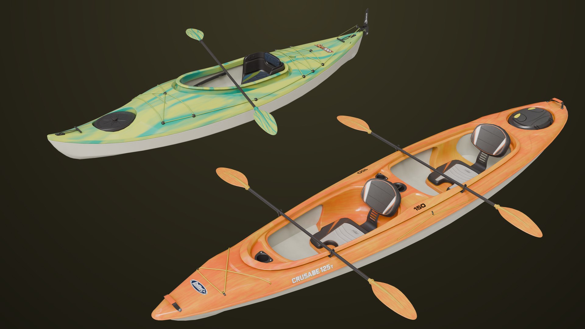 3D Kayak 01 Green and Orange Single Mat All PBR Unity UE Textures https://p.turbosquid.com/ts-thumb/kg/yNt8TI/qR/kayak01_00038/jpg/1784961331/1920x1080/fit_q87/92bcd338fc0b26bf8ccde456544d8c94895493f6/kayak01_00038.jpg