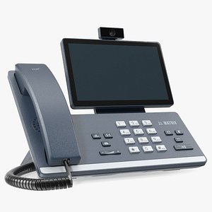 3D Smart Video IP Phone Matrix Blue model