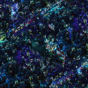 Sci-Fi Futuristic Cyberpunk Sci Fi City Building Skyscraper Cityscape 3D model