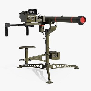 Mistral Portable Anti-Aircraft Missile System 3D model