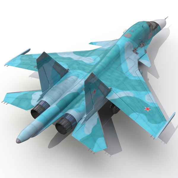 3d fighter sukhoi su 34